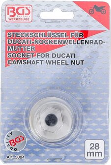 Einsatz f&uuml;r Ducati Nockenwellenradmuttern 28 mm