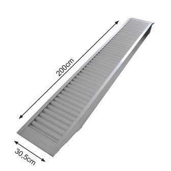 Auffahrrampe Aluminium 200x30,5cm 1655kg pro St&uuml;ck