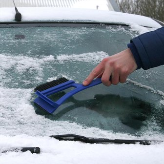 Schneeb&uuml;rste 14,5 Zoll mit Eiskratzer