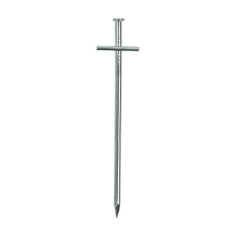 Felsbodenhering 17cm Metall mit geschwei&szlig;te Querstift