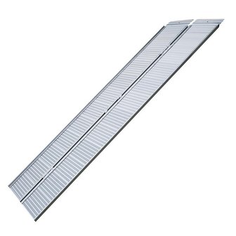 Auffahrrampe Aluminium klappbar f&uuml;r Rollstuhl 183x73cm 270kg