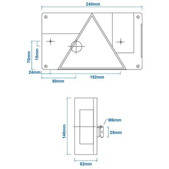 Asp&ouml;ck Multipoint II R&uuml;ckleuchte links