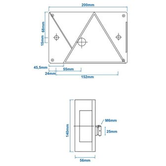 Asp&ouml;ck Multipoint IV R&uuml;ckleuchte links