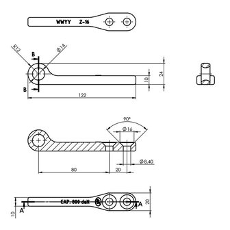 Gegenhalter f&uuml;r Exzenterverschluss SPP Z-16