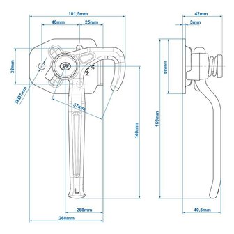 Ladebordwandhaken links SPP ZB-16L