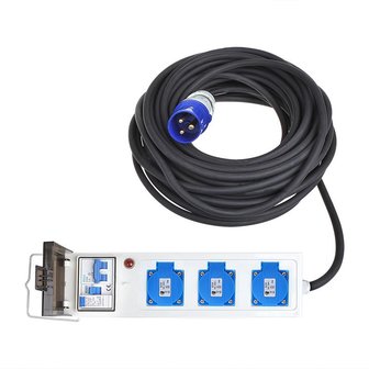 Zelt-/Faltwagen-Steckdose 10M mit MCCB und RCD