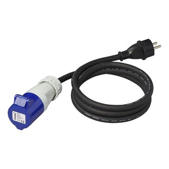 Adapterkabel 150cm 3x2,5mm&sup2; von Schuko Stecker nach CEE