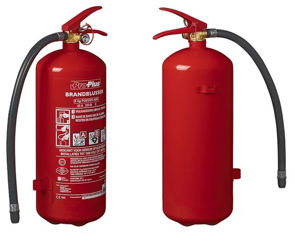 Feuerloscher 6kg ABC Pulver NL + Manometer