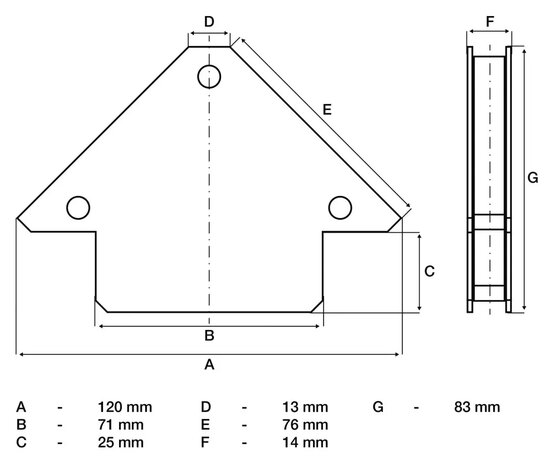 Kraft-Magnethalter 11 kg