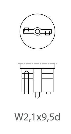 Autolampe 12V 3W T10 W2,1x9,5d x10 Stuck