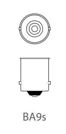 Autolampe 12V 4W BA9s X10 Stuck