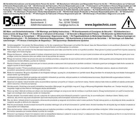 Digitaler Reifendruckprufer & Reifenprofil-Messschieber 2-IN-1