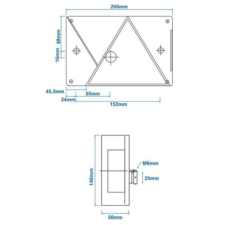 Aspöck Multipoint IV Rückleuchte links