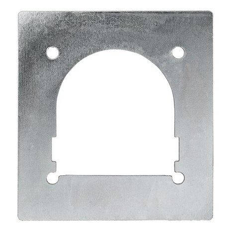 Gegenplatte für Zurrmulde einfach 142x132mm x2 Stücke