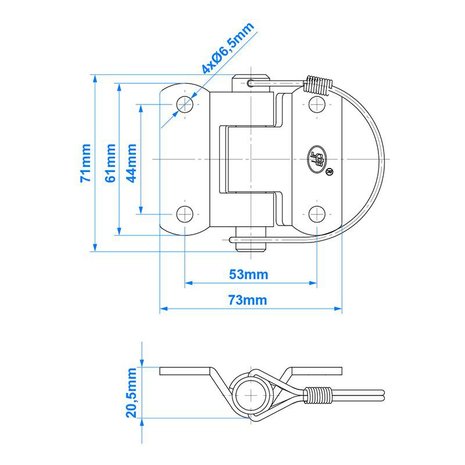 Scharnier SPP ZW-03.40