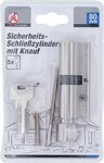 Sicherheits-Turzylinder mit Drehknauf 80 mm