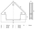 Kraft-Magnethalter 11 kg