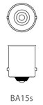 Autolampe 12V 10W BA15s x10 Stuck