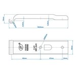 Gegenhalter für Exzenterverschluss SPP Z-02 x2 stuks