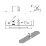 Gegenhalter für Exzenterverschluss SPP Z-03