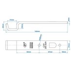 Gegenhalter für Exzenterverschluss SPP Z-05 x2 stuks