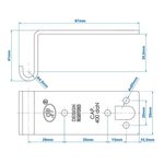 Gegenhalter für Exzenterverschluss SPP Z-07 x2 stuks