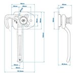 Ladebordwandhaken rechts SPP ZB-16R