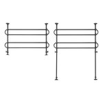 Gepäck- & Hundeschutzgitter 2x2-Rohre Metall