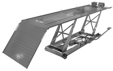 Motorradhebebrucke hydropneumatisch 450 kg