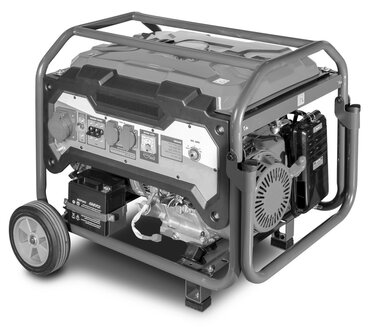 Benzin-Generator 6,5kw 3x400v Elektrostart