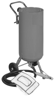 Mobiler Sandstrahlbehalter 75 Liter