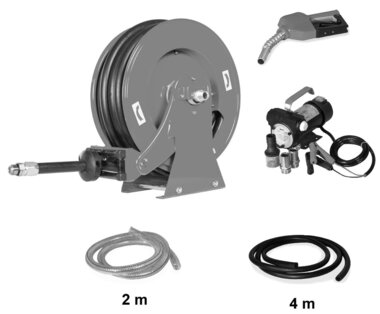 Dieselpumpe 24V + Aufroller + Pumpenset