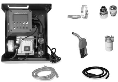 Diesel-Transferpumpe 230 V digital mit Filter